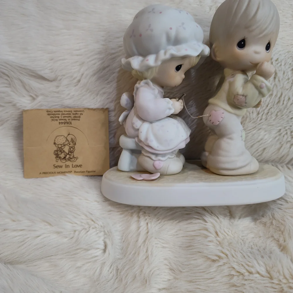 Precious Moments Sew In Love Figurine